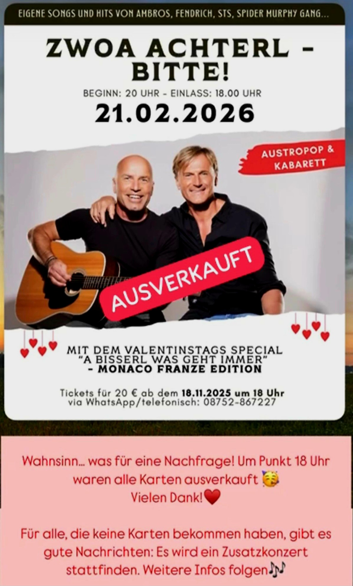 Artikel im Neuen Tag