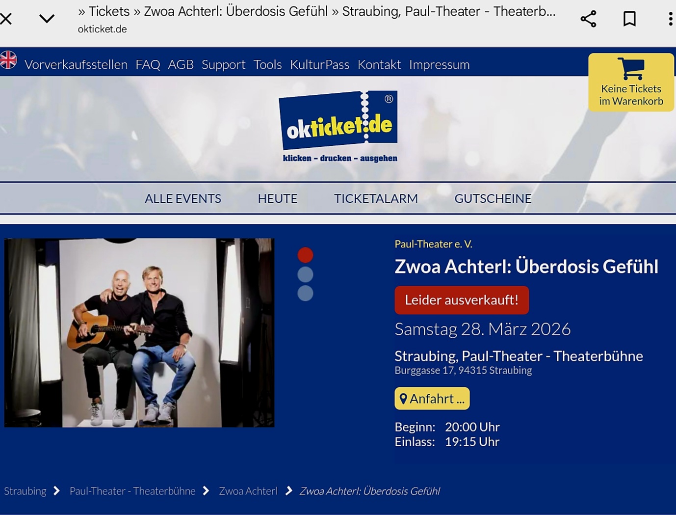 Artikel im Neuen Tag